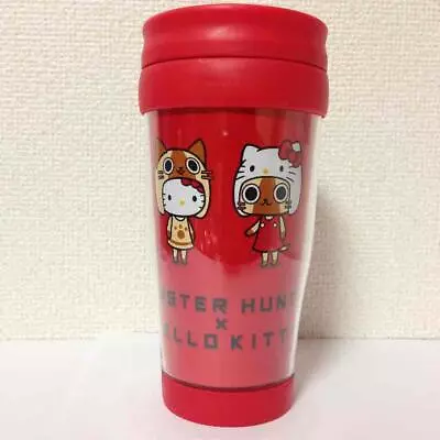 Monster Hunter Airou Sanrio Hello Kitty Collaboration Tumbler  With Lid Plastic • $64.15