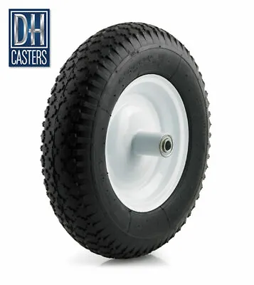 1- DH Casters 16  Pneumatic Wheel Tire Wheelbarrow Box Cart Generator Washer • $17.09