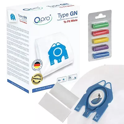 £7.49 • Buy QPRO For Miele GN Hyclean C1 C2 C3 Vacuum Cleaner S2 S5 S8 Hoover Dust Bags X 4