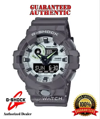 Casio G-Shock GA700HD-8A Glowing Luminescent Dial Analog Digital Gray Watch • $110