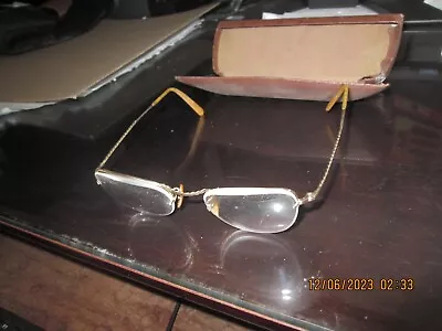 Antique Woman`s Glasses Made In England Rimless • $30