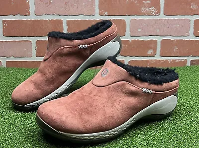 Merrell Suede Sheepskin Lined Slip-On Clogs Encore Ice Q2 Andorra US 10 EU 41 • $39.99