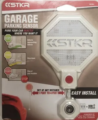 STKR Concepts  White Adjustable Range Finding Sensor Garage Parking Aid New • £24.31