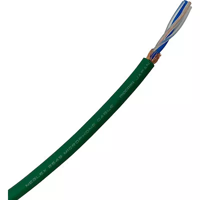 Mogami W2549 Balanced Mic Cable GREEN - Bulk 2549 - 10 FOOT LENGTHS • $11.99