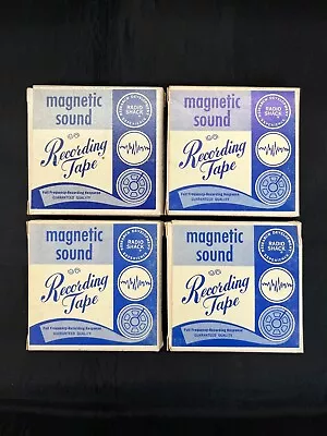 Realistic Recording Magnetic Tape 3  Reel Used (Lot Of 4) • $23.99