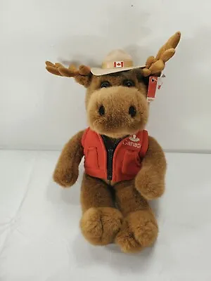 Souvenir Of Canada Stuffed Animal House Moose Jumper Mountie Hat Soft Toy Plush • $19.99