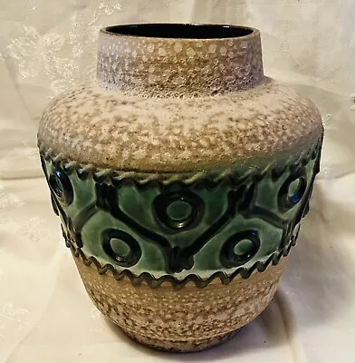 Vintage WEST GERMAN Mid Century Modern Pottery Vase/NR • $19.99