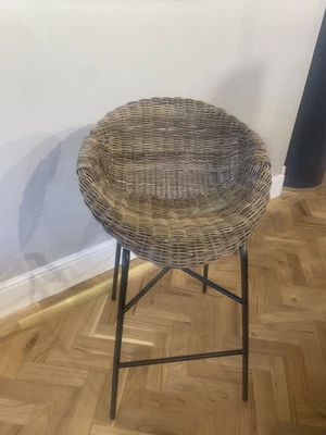 £60 • Buy Rattan Wicker Bar Stools Brand New
