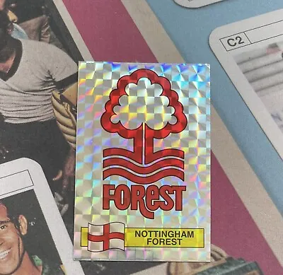 Nottingham Forest Team Badge Panini Football 86 1985-86 Sticker #215 - Vgc. • £12.95