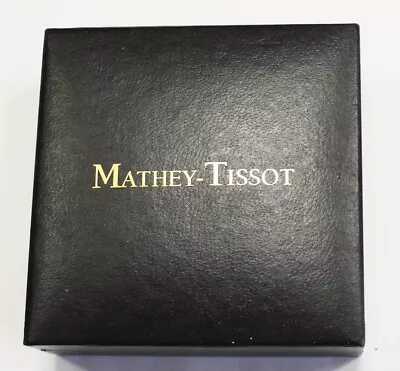 Mathey-Tissot-Wrist Watch Box W/Instructions Paper-Box Only-No Watch • $4