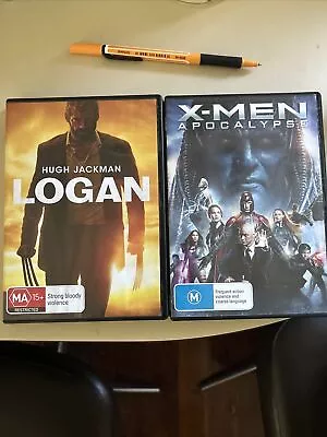Logan (DVD) & X-Men - Apocalypse (DVD) • $7.95