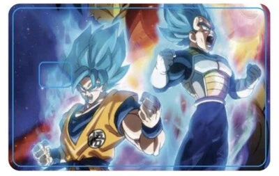 $5.99 • Buy Credit Card Sticker Skin Film Pre-Cut Decal Dragon Ball Z Goku Size 8.5 X 5.4cm