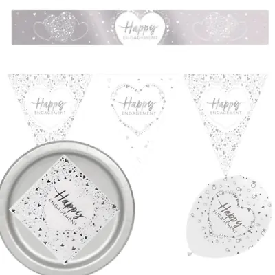 £2.25 • Buy Engagement Party Banner Balloons Bunting Napkins Plates Decorations Supplies