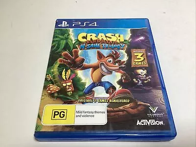 Crash Bandicoot N. Sane Trilogy Sony Playstation 4 PS4 PAL Free Tracked Postage • $30