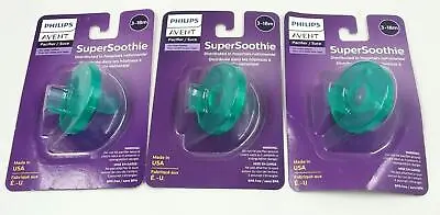 Lot Of 3 Avent Super Soothie Pacifier For 3-18M Hospital Standard Quality • $12.99