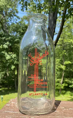 Seybert’s Dairy Products Atlantic IA Red ACL Milk Bottle • $45