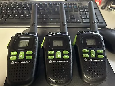 3 Pack Motorola MD200TPR FRS Two-Way Radio No Accessories - Tested • $29.50