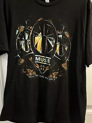 Muse 2023 Will Of The People Tour Shirt New Sz 2XL Dates On Back • $27.99