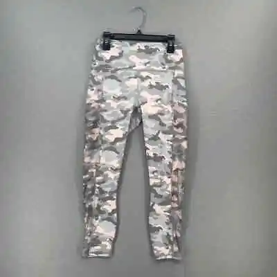 Fabletics Leggings Womens 2XS 0/2 Powerhold Pink Camo 7/8 Cropped Workout Ladies • $18