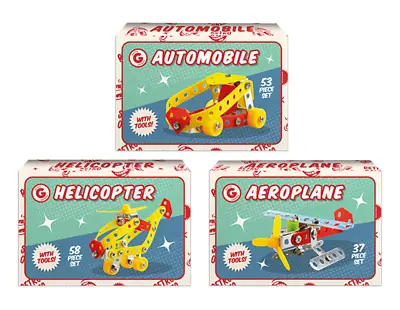 Metal/Plastic Construction Kit Retro Model Vehicles X 3 Are A Great Gift • £12.49