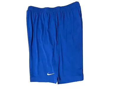 NEW Nike Dri-fit Men XL 20L 7  InsTraining Athletic Shorts Royal Blue Mesh Lined • $16.54