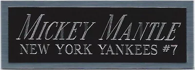 MICKEY MANTLE YANKEES NAMEPLATE FO AUTOGRAPHED Signed Baseball Display CUBE CASE • $7.99