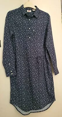 £14.95 • Buy Levis Women Dress Blue Size S Used 