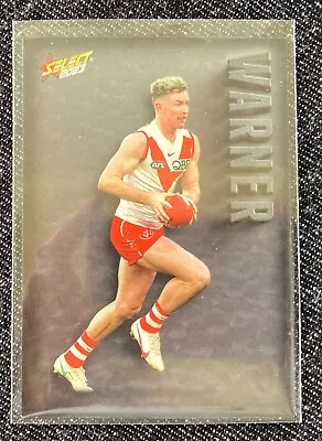 2023 AFL Select Footy Stars Carbon - Chad Warner (Jumper Number 1) C77 • $34