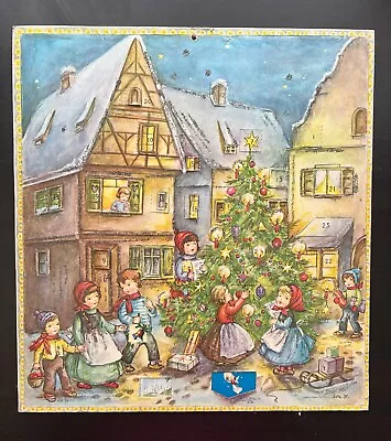 Vintage Children's Advent Calendar Made In Western Germany • $15