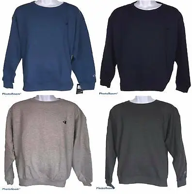 NWT Champions ECO Men's Fleece Long Sleeved Multi Color Logo Sweatshirt • $13.49