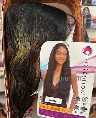 Obsession Synthetic Lace Front Free Part 100 % Hand Tied Long Hair Wig - SHAKIRA • £40.99