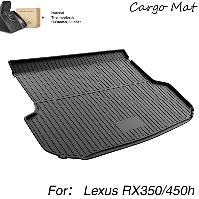 Car All Weather Cargo Mat Rubber Trunk Liner For Lexus RX350 RX450h 2016-2022 • $50.50