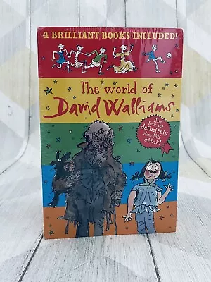 The World Of David Walliams 4x Paperback Book Set - Mr Stink - Ratburger - New • £12.99