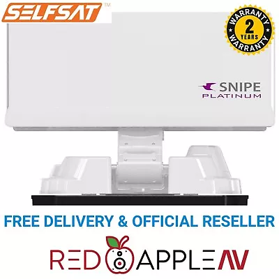 Selfsat SNIPE Platinum With Single LNB Bluetooth Remote Caravan Satellite Dish • £1349.99