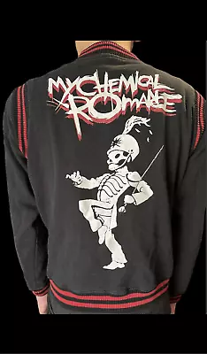 Rare My Chemical Romance The Black Parade Button Up Jacket Size Medium • £76.01