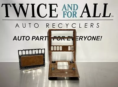 90-02 Mercedes SL500 300SL SL600 Convertible Center Console Wood Trim Bezel OEM • $159.99