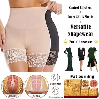 Ladies Anti Chafing Under Dresses Underwear Tummy Control Safety Shorts Panties • £11.99