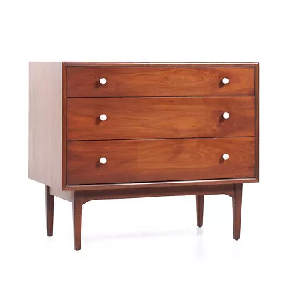 Kipp Stewart For Drexel Declaration Mid Century Walnut 3 Drawer Dresser • $3847