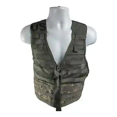 US Military ACU FLC Tactical Fighting Load Carrier Vest MOLLE II VGC / EXCELLENT • $6.05