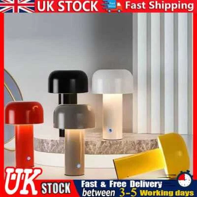 £18.99 • Buy Nordic Mushroom Lamp USB Rechargeable For Bedroom Bedside Dining Table Light UK