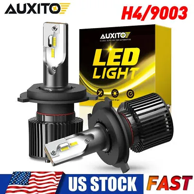 AUXITO H4 9003 Super White 40000LM Kit LED Headlight Bulbs High Low Beam Combo 2 • $23.74