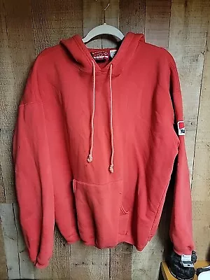 Vintage 90s Marlboro Country Store Blank Hoodie Red Men XL Red Streetwear Skater • $44.99