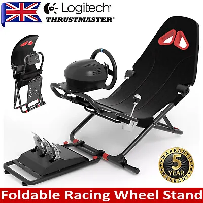 Steering Wheel Stand W/Racing Seat Logitech G29 G27 G920 Thrustmaster T150 HORI • £161.99