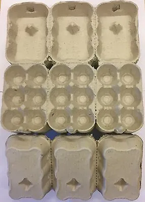 30 - 600 New Half Dozen Egg Boxes/cartons For Medium/large Chicken Eggs (vat Inc • £8.49