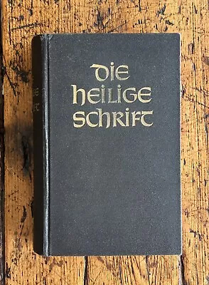 Vintage 1954 DIE HEILIGE SCHRIFT Martin Luthers Bible In German • $20