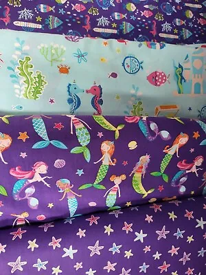 2 Metres Pearlised Mermaid  Specials. Quilting 100% Cotton   4 X Half Metres • £14.10