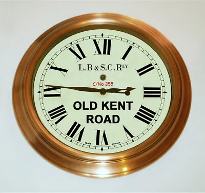  London Brighton And South Coast Railway Station Clock Old Kent Road Station. • £66.99