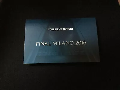 Ufficial Manu’ Real Madrid - Atletico Uefa Final Champions League 2016 Milano • £2.87