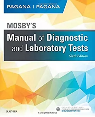 Mosby's Manual Of Diagnostic And Laboratory Tests Paperback • $6.69