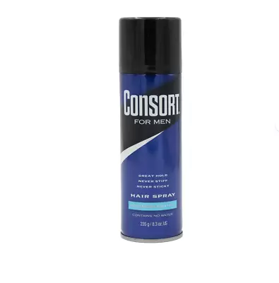 Consort Unscented Extra Hold Hair Spray For Men 8.3 Oz. • $19.05